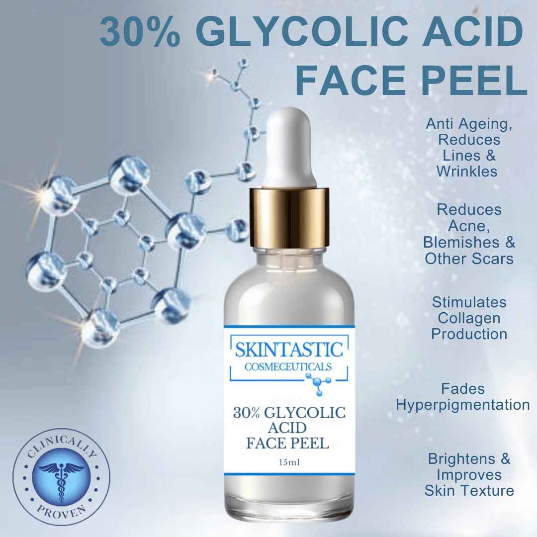 Skintastic Cosmeceuticals Skintastic 30% Glycolic Acid Face Peel For Wrinkles - Anti-aging