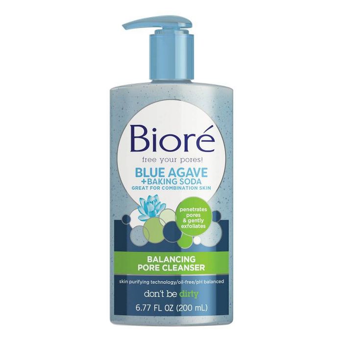 Biore Blue Agave + Baking Soda Balancing Pore Cleanser