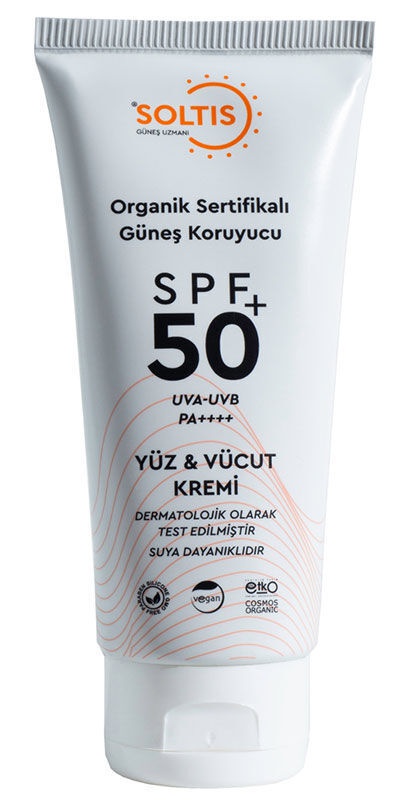 soltis % 100 Mineral Güneş Koruyucu Krem Yüz & Vücut SPF50+ Pa++++