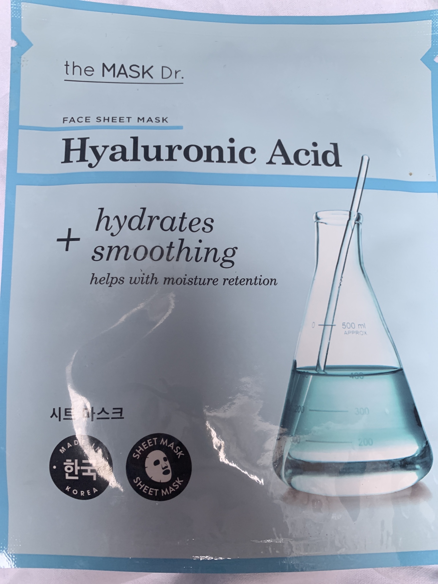 the mask dr. Face Sheet Mask Hyaluronic Acid