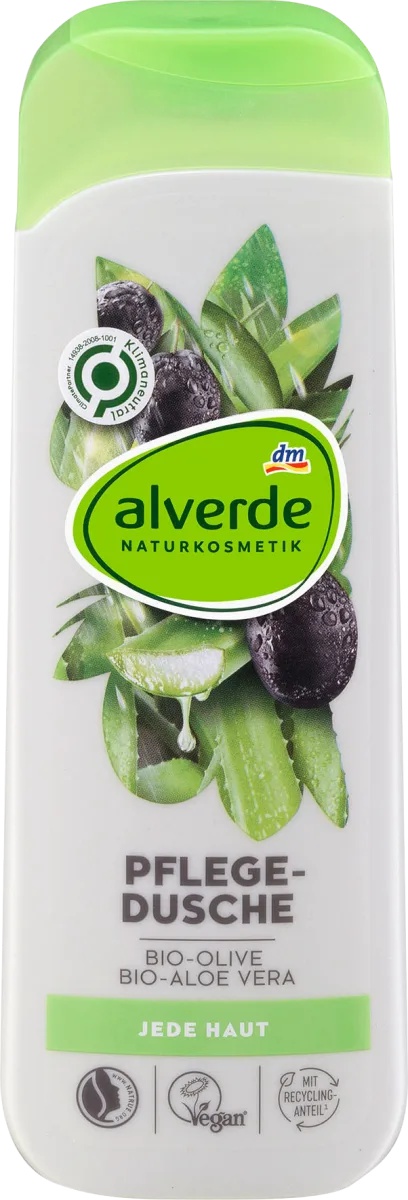 alverde Pflegedusche Olive Aloe Vera