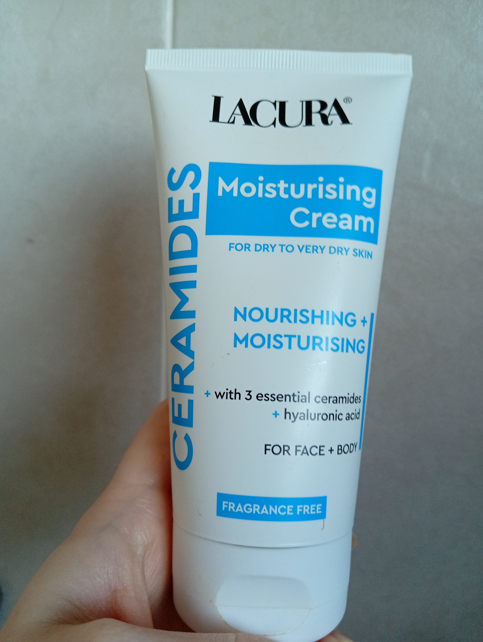 LACURA aldi Ceramides Moisturising Cream