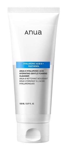 Anua 8 Hyaluronic Acid Hydrating Gentle Foaming Cleanser