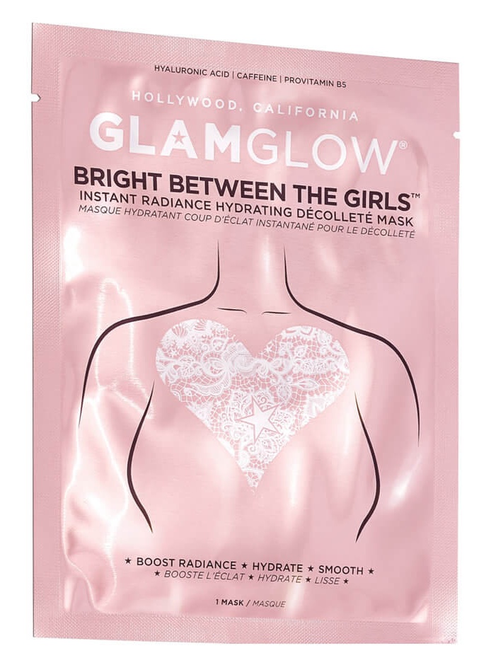 GLAMGLOW Bright Between The Girls - Instant Radiance Hydrating Décolleté Mask