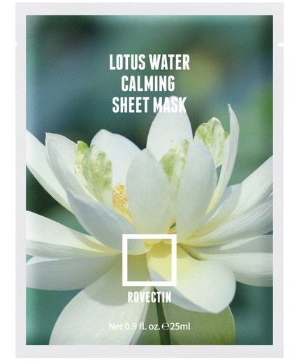 rovectin Clean Lotus Water Calming Sheet Mask