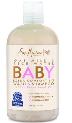 Shea Moisture Oat Milk & Rice Water Baby Extra Comforting Wash & Shampoo