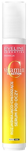 Eveline Vitamin C 3x Action Brightening And Cooling Eye Serum Roll-On
