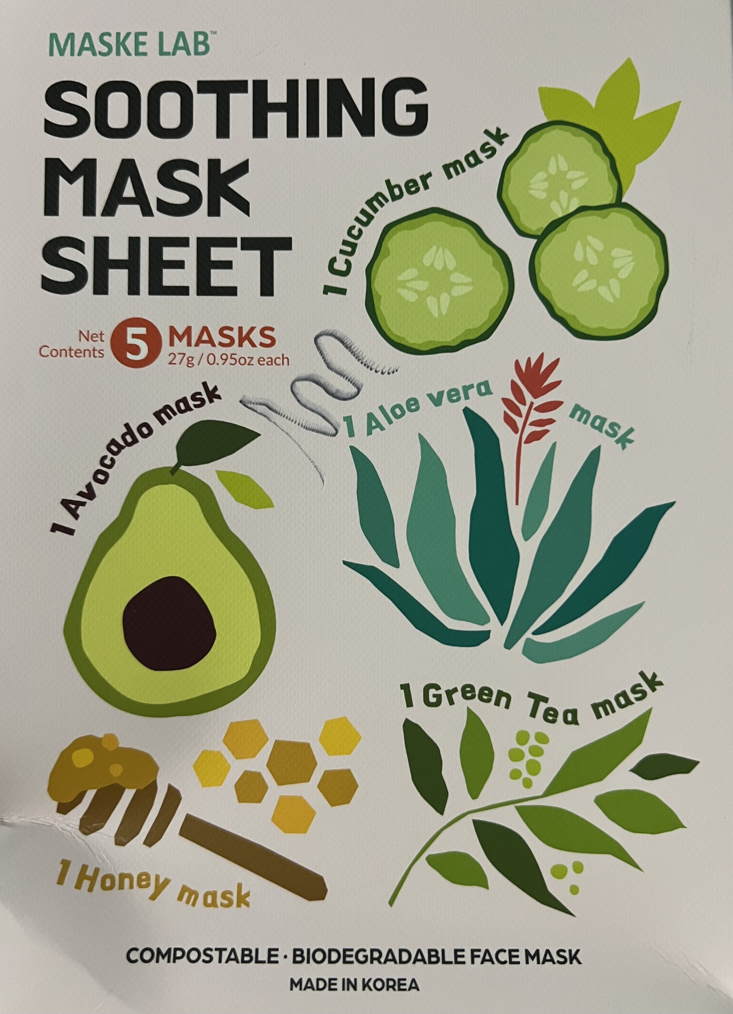 Maske Lab Daily Soothing Mask Pack Set