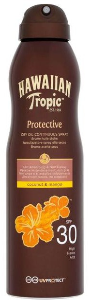 Hawaiian Tropic Protective Dry Oil Continuous Spray Oil SPF 30