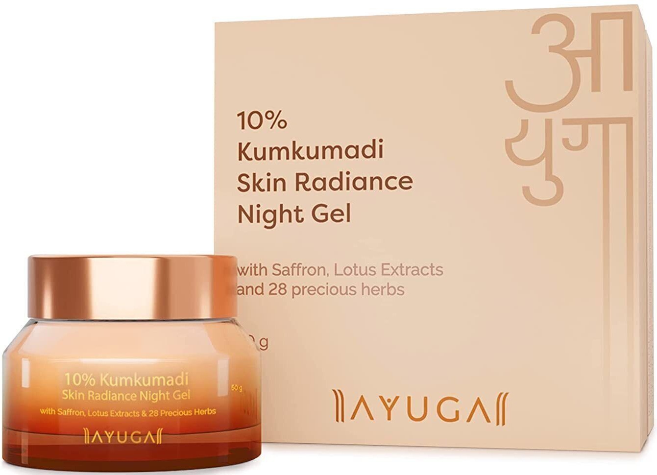 Ayuga 10% Kumkumadi Skin Radiance Night Gel