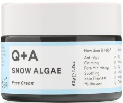 Q+A Snow Algae Intensive Face Cream