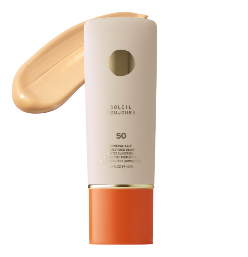 Soleil Toujours Face Glow Tinted Moisturizer Mineral SPF 50 With Vitamin C & Niacinamide