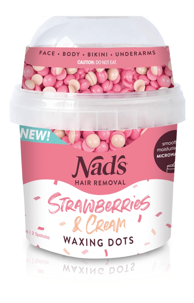 Nad's Strawberries & Cream Waxing Dots