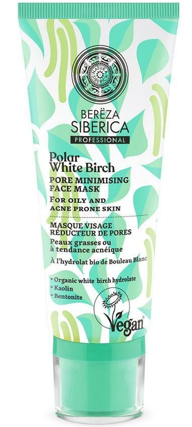 Natura Siberica Berëza Siberica Polar White Birch Pore Minimising Face Mask