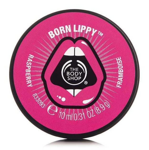 The Body Shop Born Lippy Raspberry Lip Balm Pot