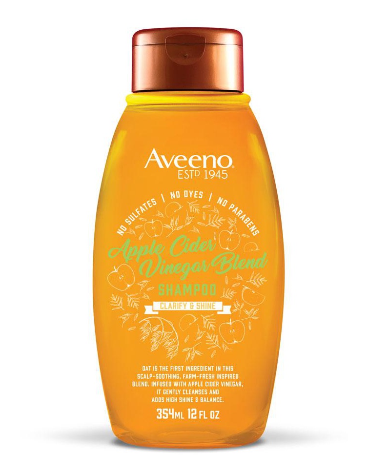 Aveeno Clarify And Shine+ Apple Cider Vinegar Shampoo