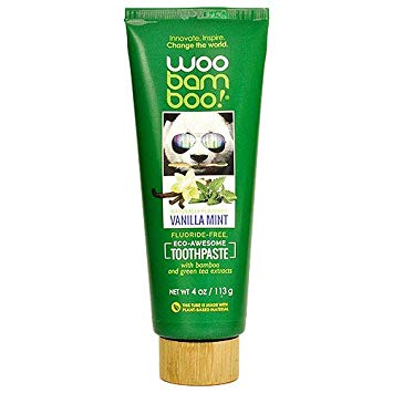 Woobamboo Vanilla Mint Fluoride Free Vegan Toothpaste