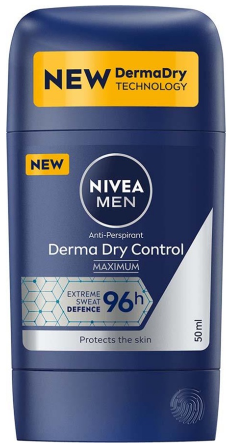 NIVEA MEN Derma Dry Control Anti-transpirant Stick