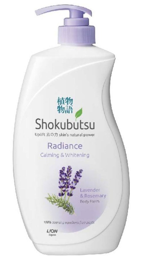 Shokubutsu Radiance Body Foam - Calming & Whitening