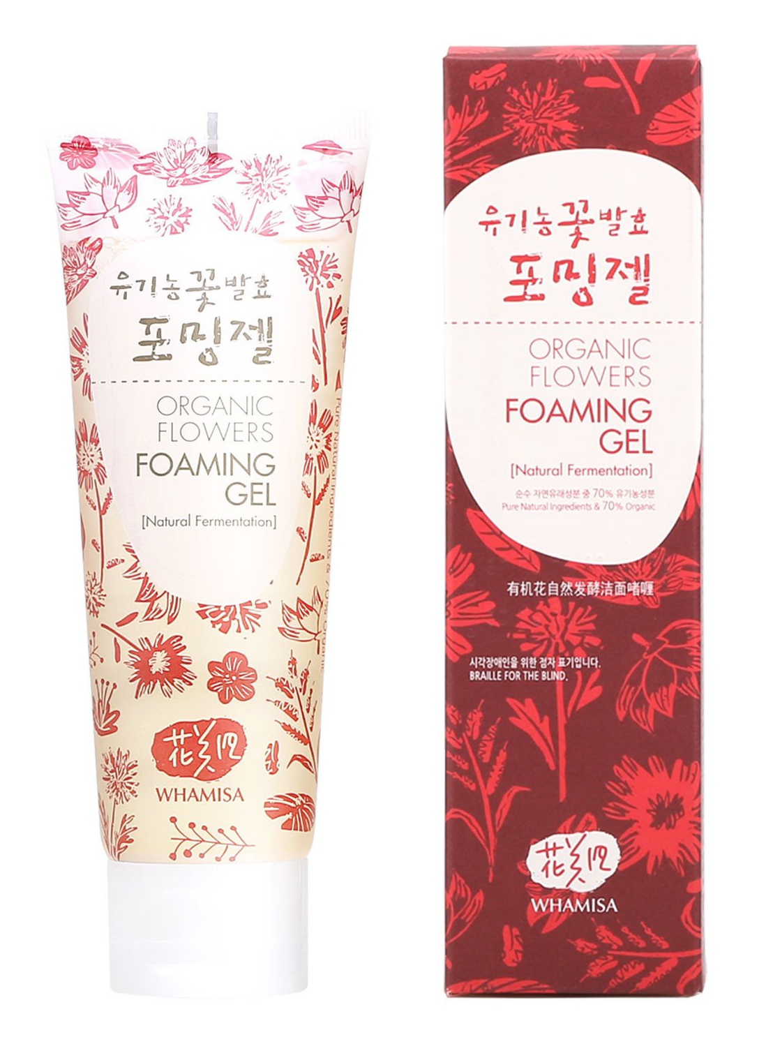 Whamisa Organic Flowers Foaming Gel