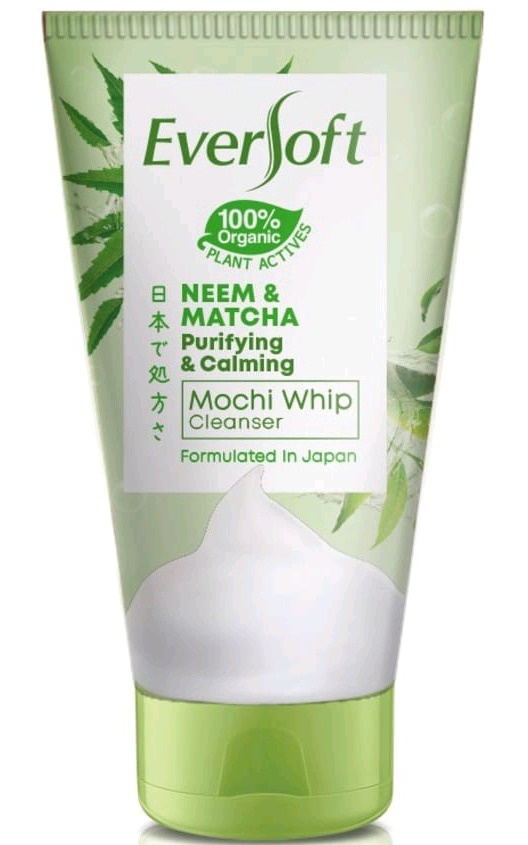 Eversoft Neem & Matcha Mochi Whip Cleanser