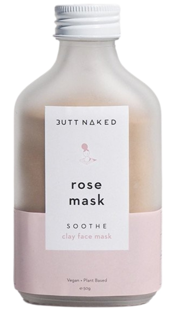 Butt Naked Body Rose Clay Face Mask
