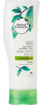 Herbal Essences Daily Detox Moisture Green Herbs And Mint Conditioner Green Hurbs & Mint