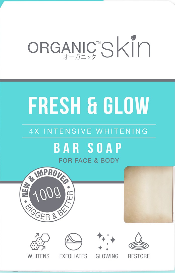 Organic Skin Japan Fresh & Glow 4x Intensive Whitening Soap