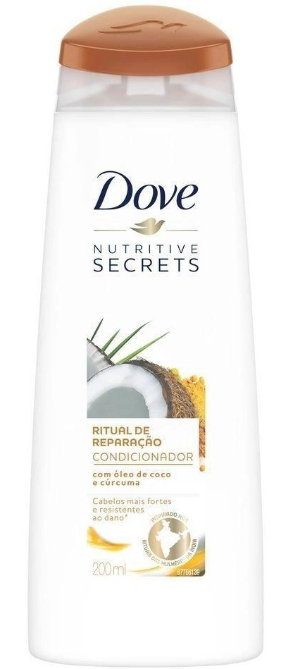 Dove Nutritive Secrets Shampoo Com Óleo De Coco E Cúrcuma