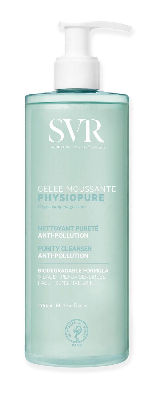 SVR laboratoire dermatologique Gelee Moussante Physiopure Anti Pollution Purity Cleanser