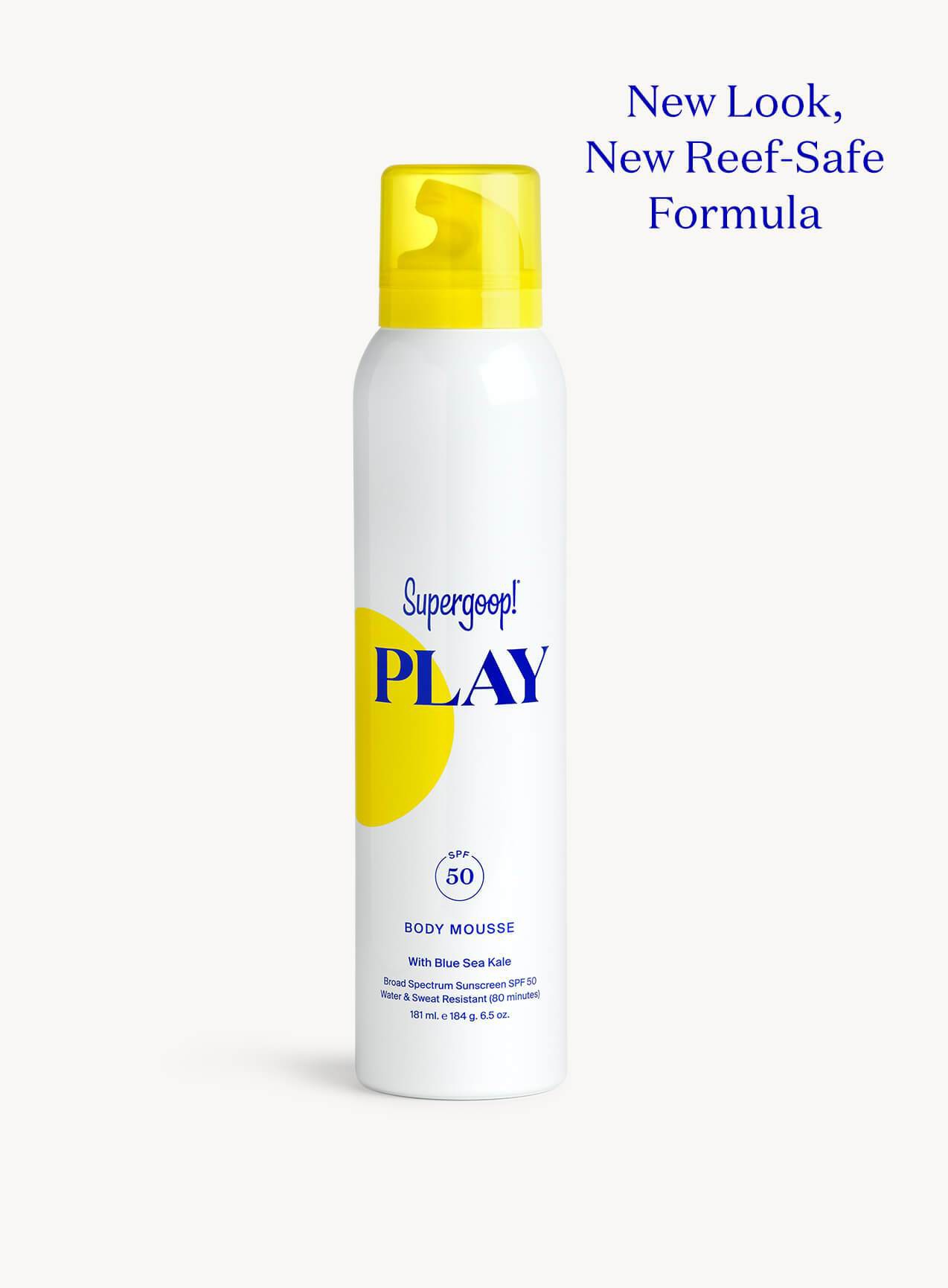 Supergoop! Play Body Mousse Spf 50 With Blue Sea Kale
