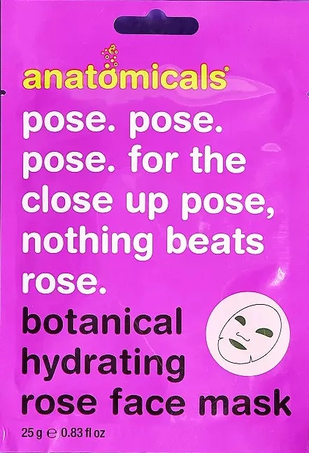 Anatomicals Botanical Hydrating Rose Face Mask