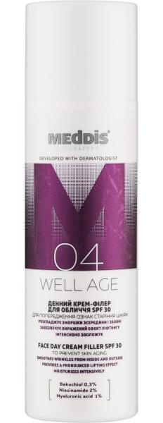 Meddis Well Age Face Day Cream Filler, SPF 30