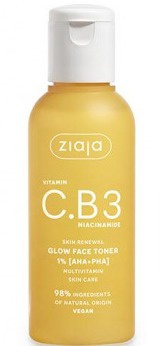 Ziaja Vitamin C. B3 Niacinamide Glow Face Toner 1% [AHA + PHA]