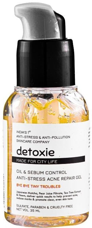 Detoxie Oil & Sebum Control, Anti-stress Acne Repair Gel