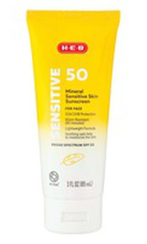 H-E-B Mineral Sensitive Skin Sunscreen SPF 30