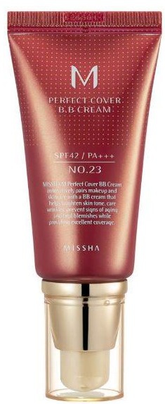 Missha Missha, M Perfect Cover B.B Cream, SPF 42 PA+++, No. 23 Natural Beige