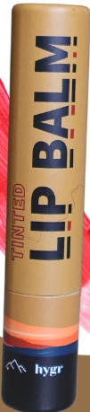 Hygr Natural Tinted Lip Balm [Hibiscus] + 2 % Hyaluronic Acid
