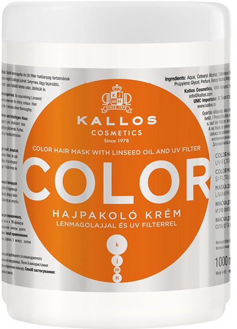 Kallos KJMN Color Hair Mask