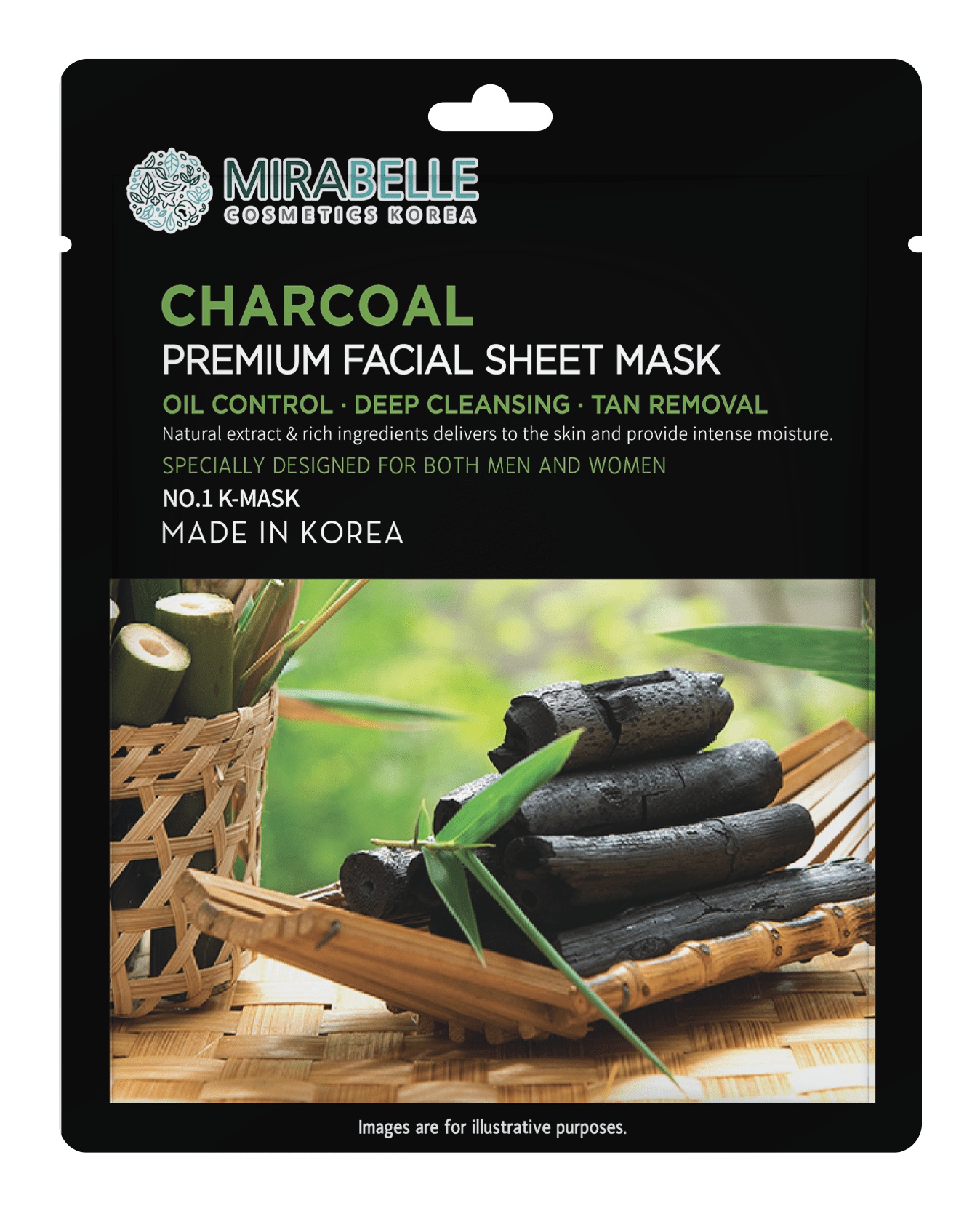 Mirabelle Charcoal Sheet Mask