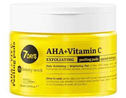 7DAYS AHA + Vitamin C Exfoliating Pads