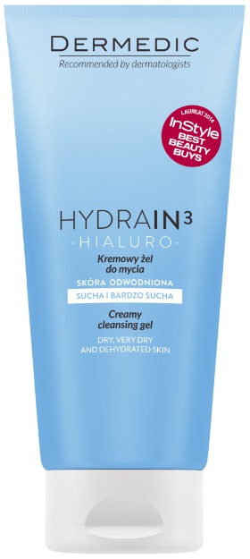 Dermedic Hydrain³ Hialuro Creamy Cleansing Gel