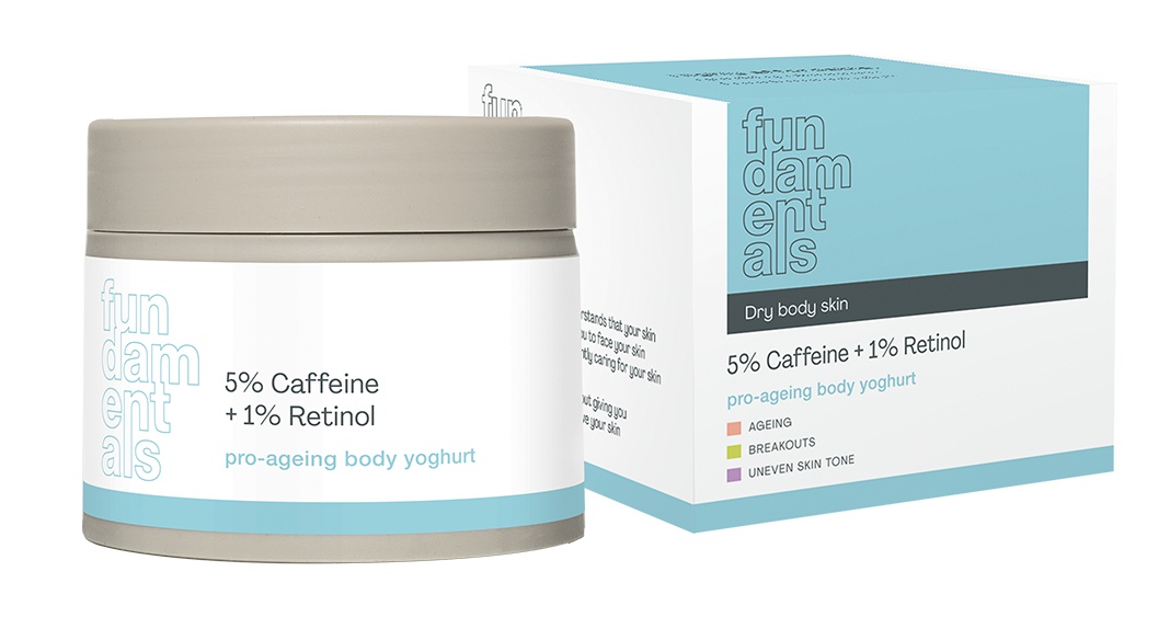 Fundamentals Skincare 5% Caffeine + 1% Retinol – Pro-ageing Body Yoghurt