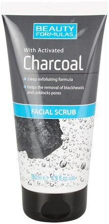 Beauty Formulas Activated Charcoal Facial Scrub
