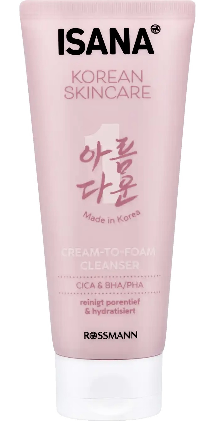 Isana Korean Skincare Cream-to-Foam Cleanser