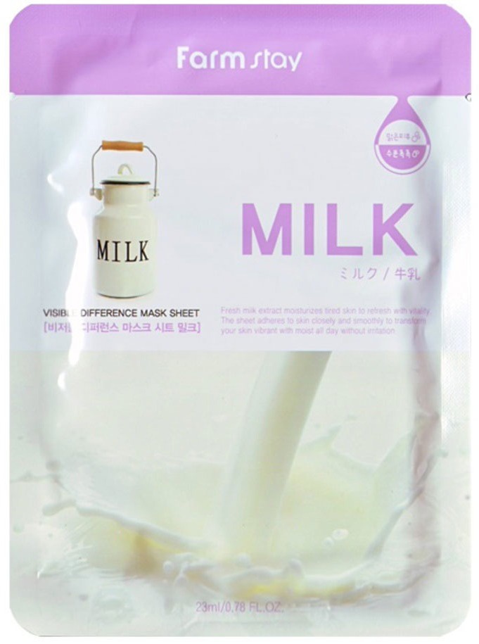 Farm Stay Visible Difference Mask Sheet Milk