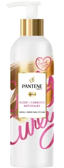 Pantene Curly Rizos Naturales Crema Nutritiva Para Peinado