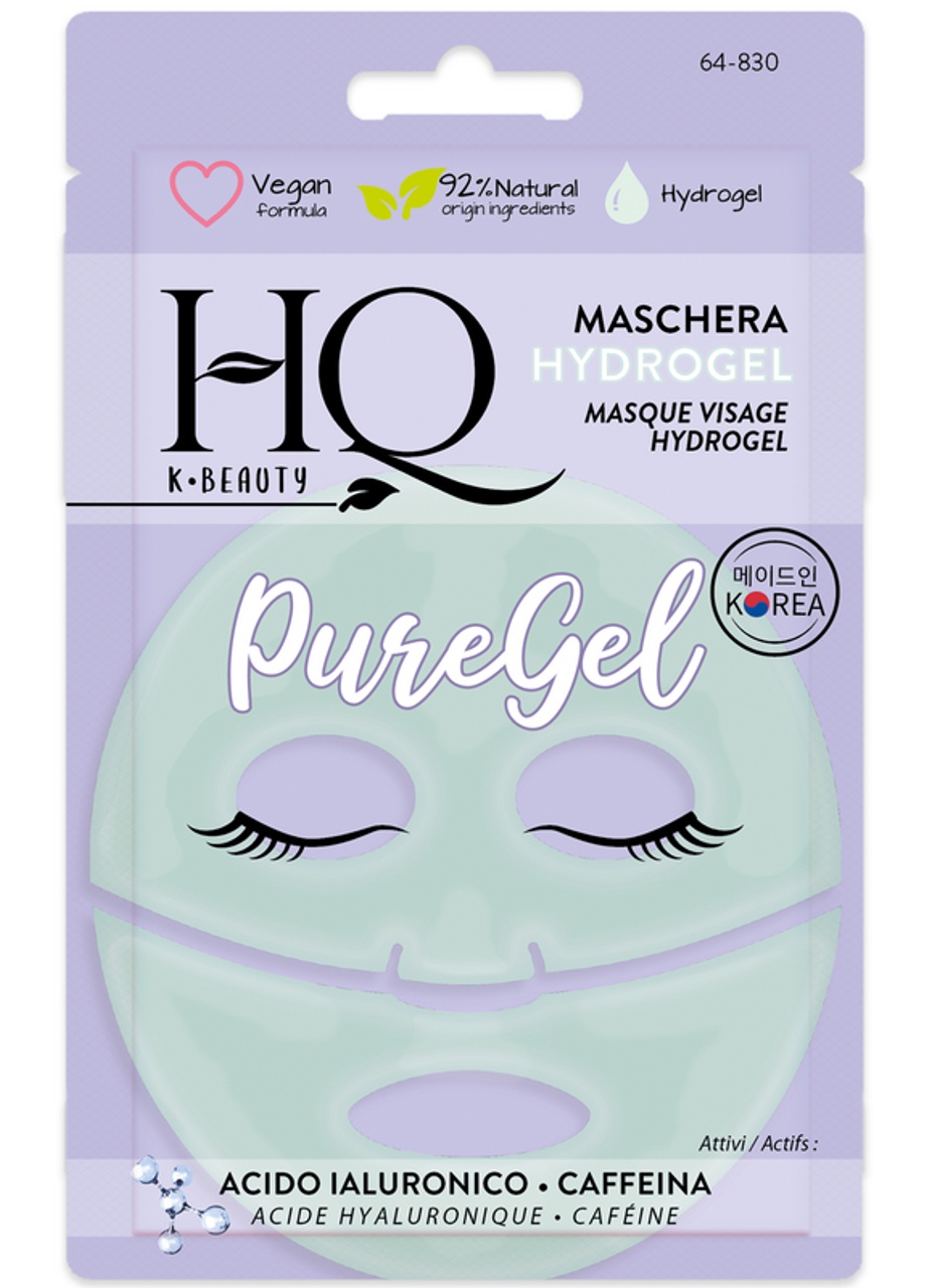 HQ Maschera Hydrogel Acido Ialuronico E Caffeina