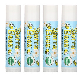 Sierra Bees Organic Lip Balms, Unflavored