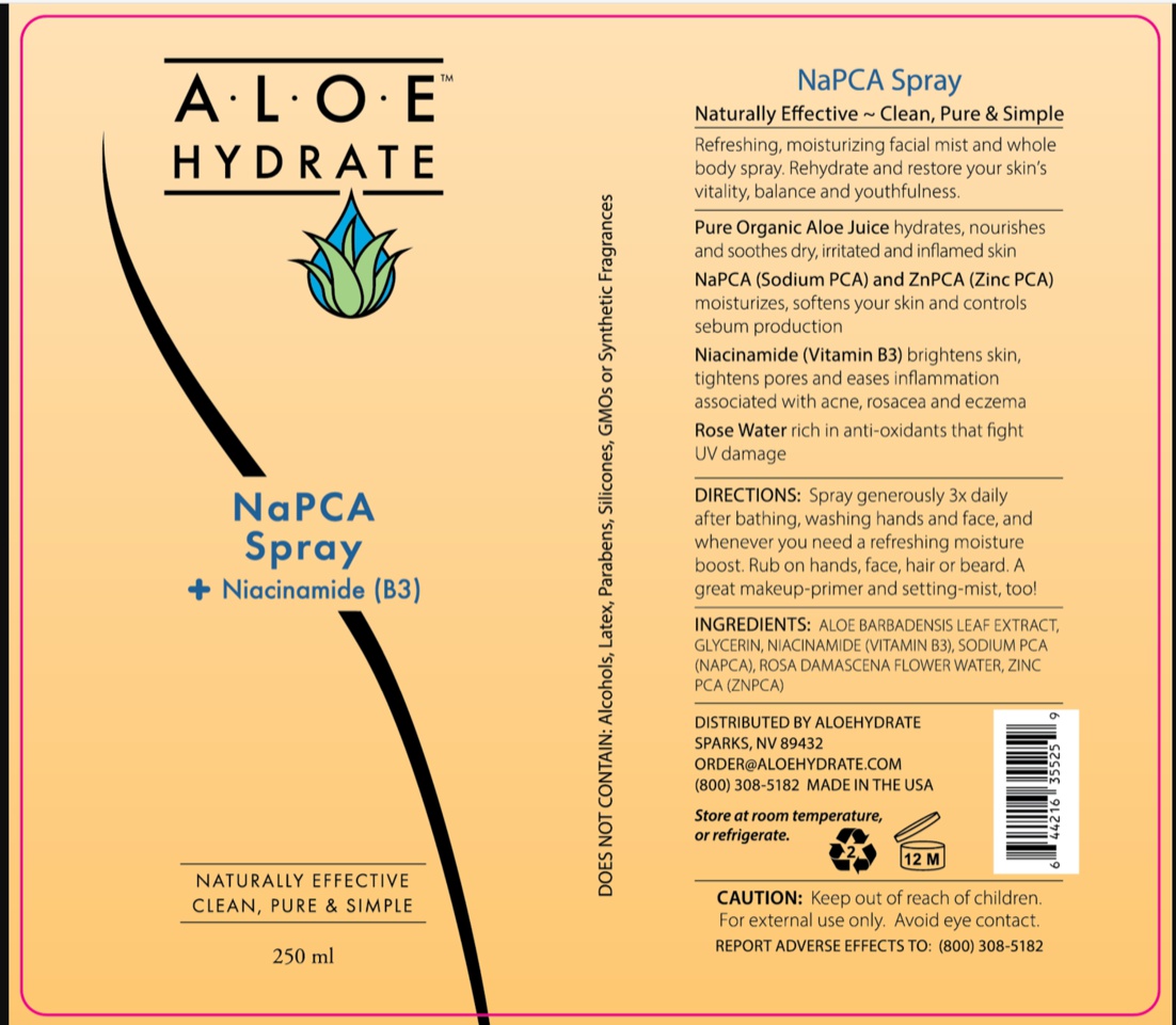 AloeHydrate Napca Facial Mist